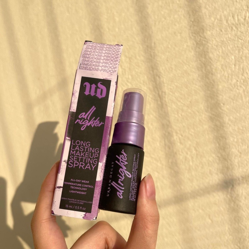 Xịt Giữ Makeup Urban Decay All Nighter Makeup Setting Spray Mini 15ml