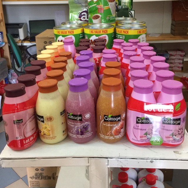 Sữa Tắm Cottage Pháp 250ml (cặp 2 chai)