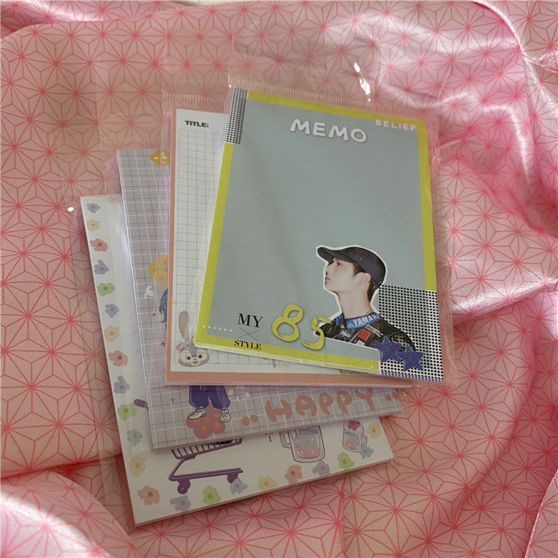 [Có sẵn] Set giấy note Vương Nhất Bác Wang Yi Bo