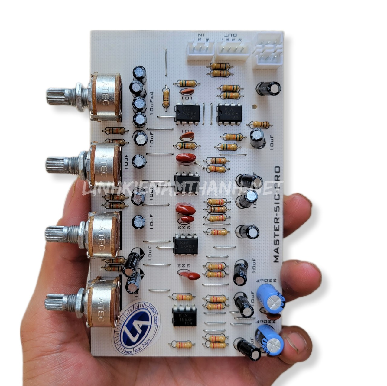 Mạch Master ampli chỉnh nhạc 5 ic