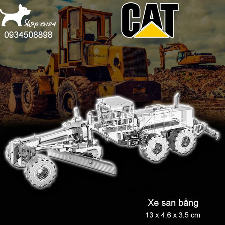 Mô hình 3D bằng thép tự ráp Xe xây dựng