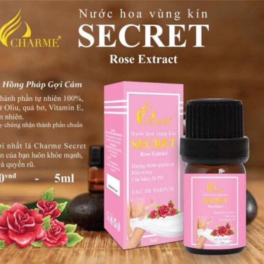 Nước Hoa Vung Kín Secret Charmee 5Ml ( Hồng )