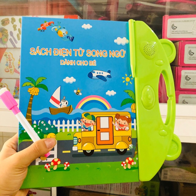 [Hoàn Tiền 10%]Sách điện tử song ngữ thông minh cho bé