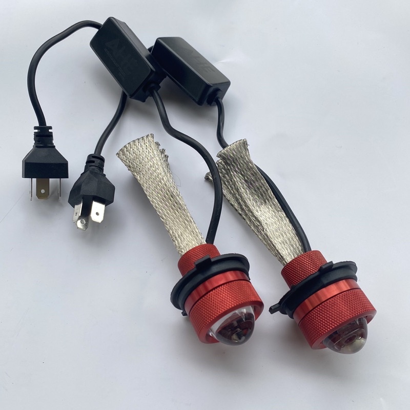 Đèn Pha Led Bi Cầu Mini Mẫu Ruby 2 Chế Độ Cos Vàng Pha Trắng