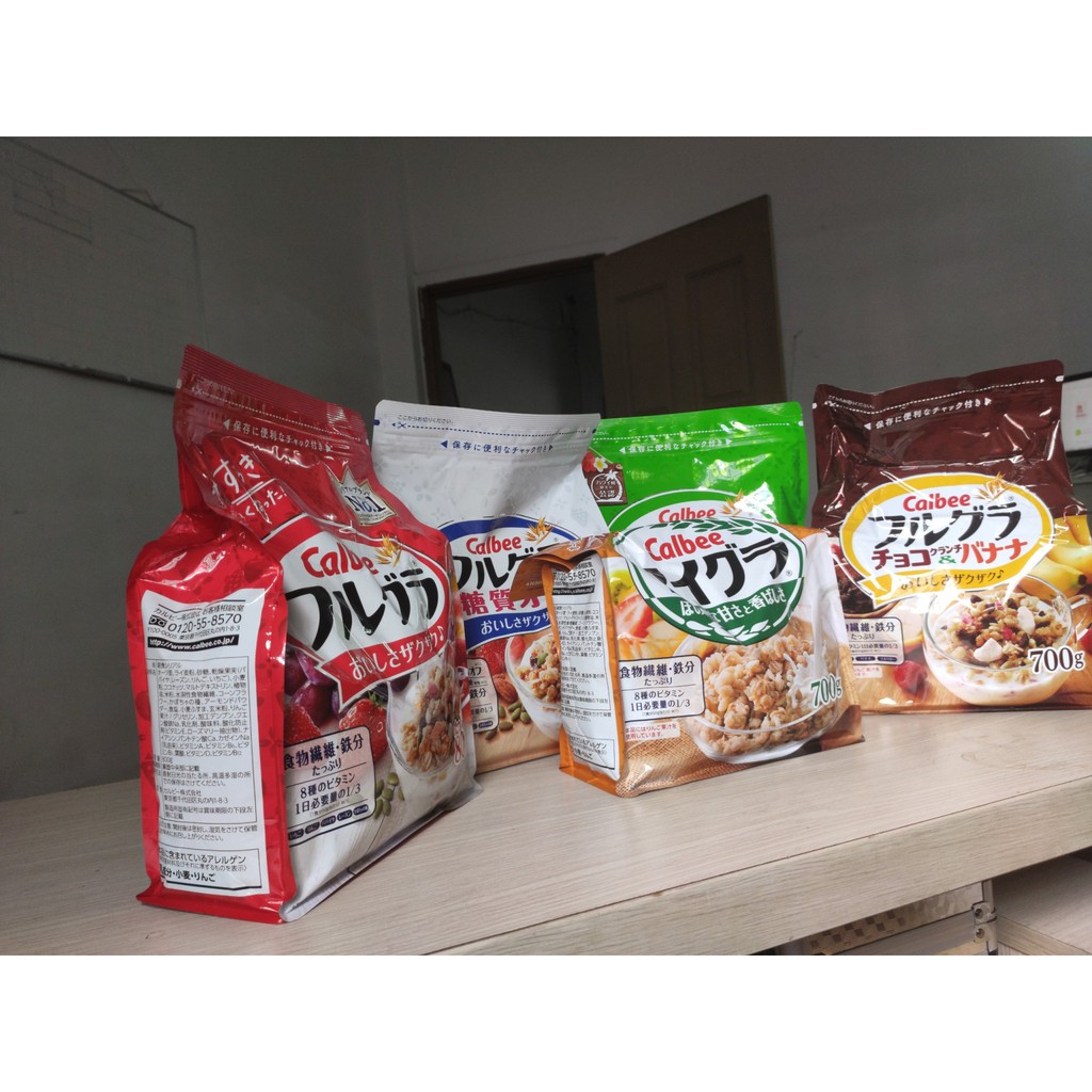 Ngũ cốc Calbee Nhật bản 800 g (Granola - Protein)
