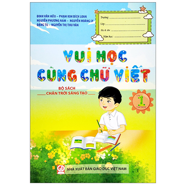 Sách - vui học cùng chữ viết lớp 1 - tập 1
