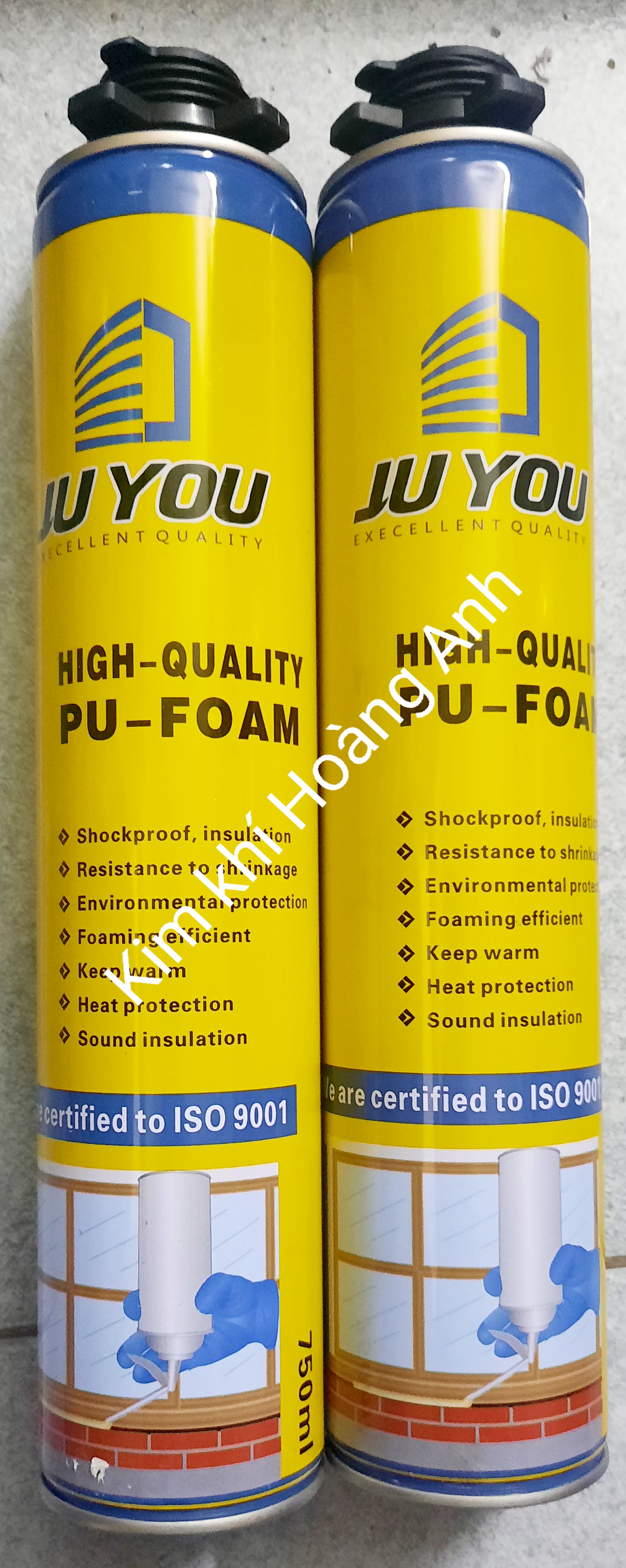 Keo bọt nở Ju You 750ml, bình xịt bọt nở