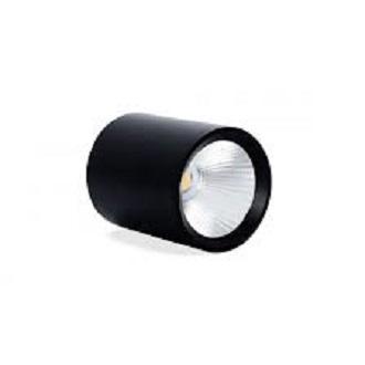 Đèn led ống bơ tròn 10W asia vỏ đen/trắng