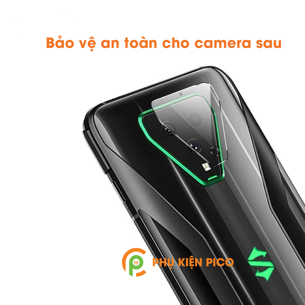 Dán camera Black Shark 3 cường lực camera trong suốt độ cứng 7H