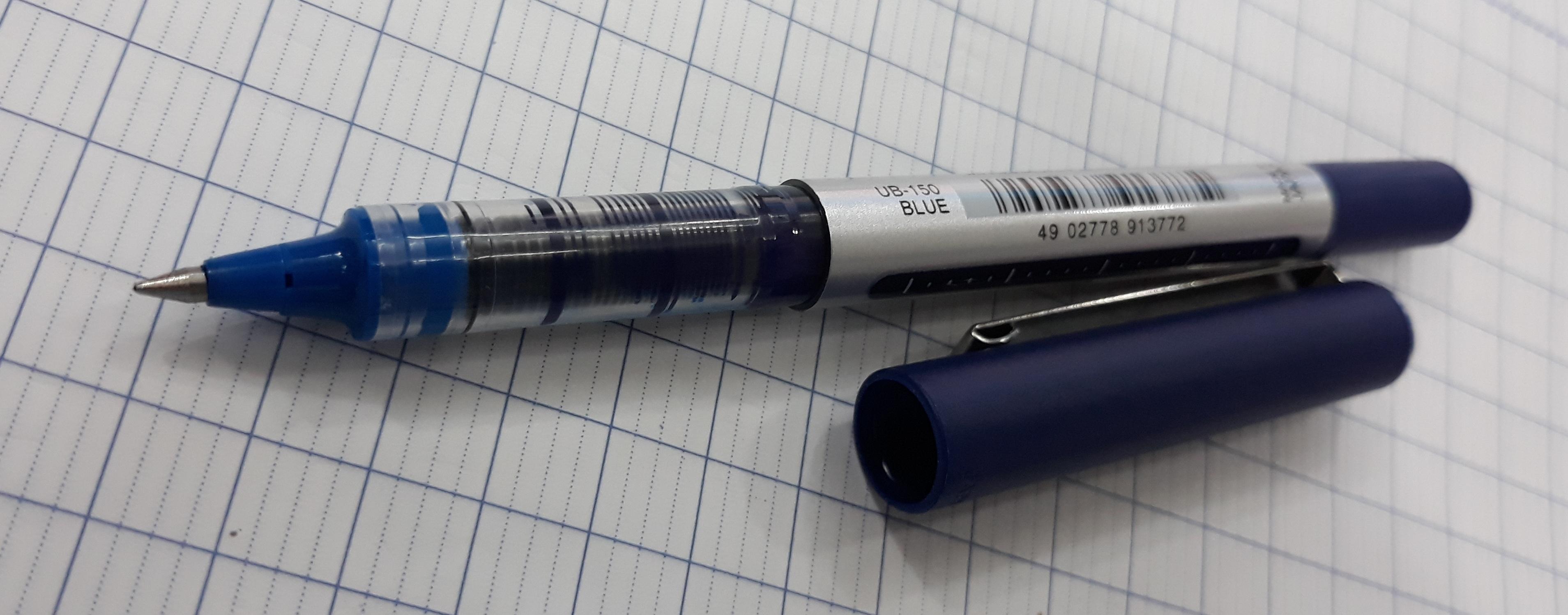 Bút bi nước Uni-ball eye Micro UB150 Rollerball Micro Pen, 0.5mm