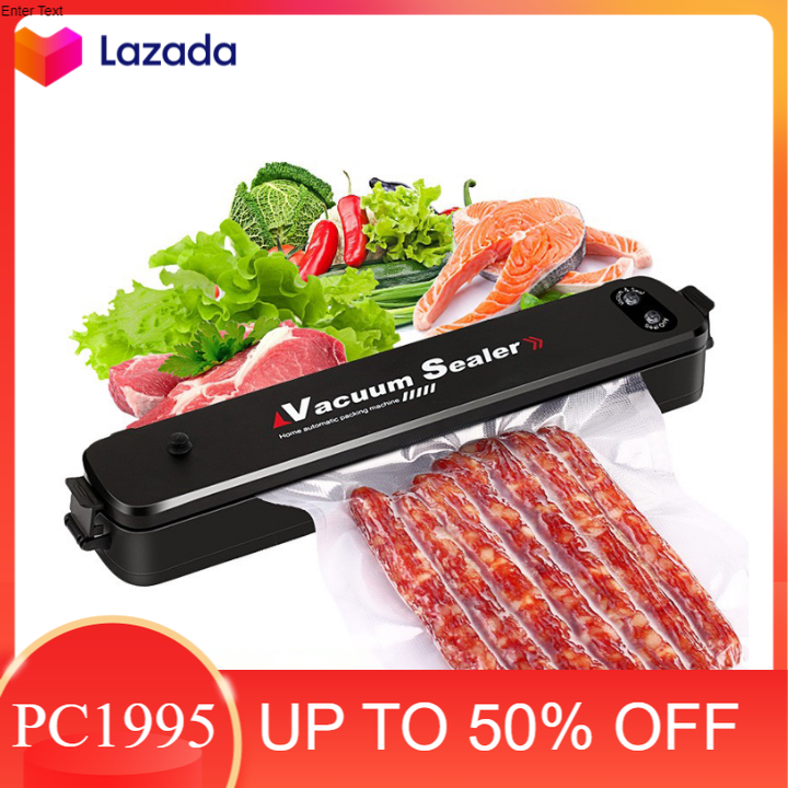 Máy hút chân không thực phẩm kiêm hàn miệng túi Vacuum Sealer ( tặng kèm 10 túi chuyên dụng)