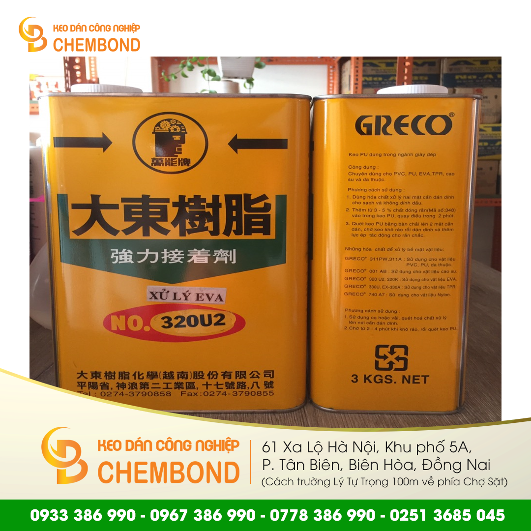 CHẤT XỬ LÝ GRECO – 320U2 (XỬ LÝ EVA)