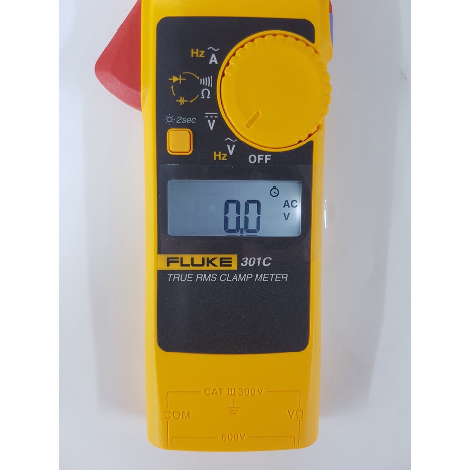 Fluke 301 C Ampe kìm đo dòng AC Fluke 301C (1000A, dây đo Đài Loan, TrueRMS) [TẶNG TÚI FLUKE ĐỰNG MÁY]