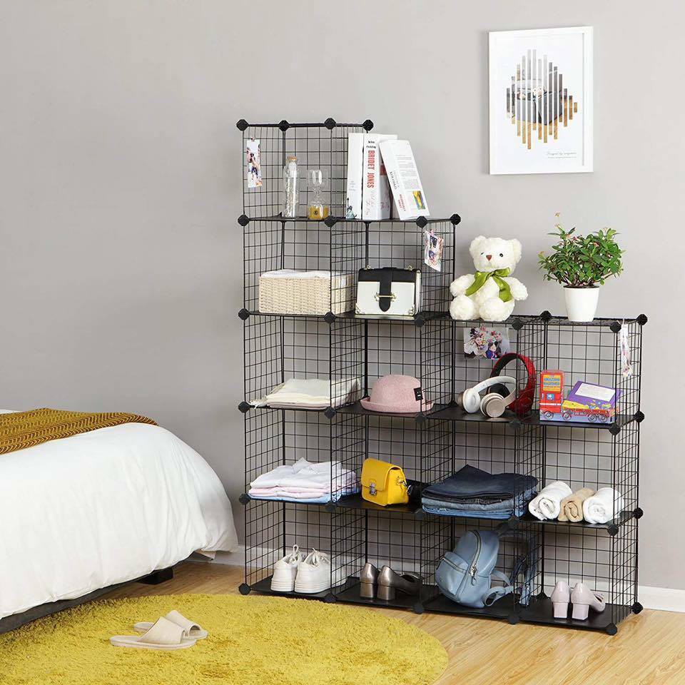 [HCM]Kệ sắt bậc thang 15 ô