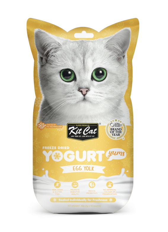 Viên sữa chua sấy cho mèo Kit Cat Dried Yogurt 10g