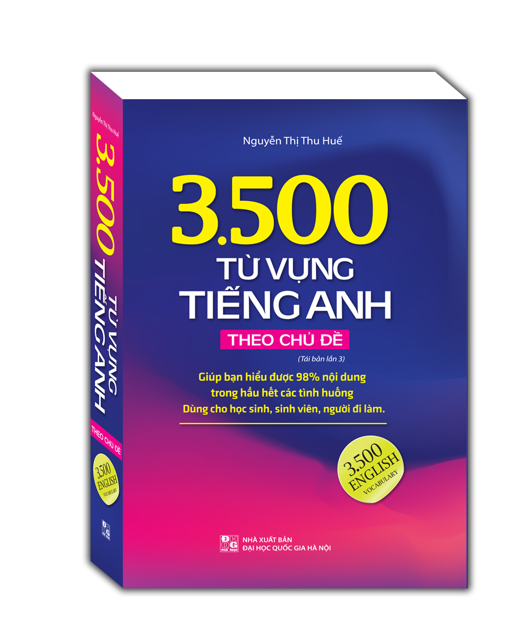Sách - 3500 từ vựng tiếng Anh theo chủ đề (sách màu tái bản 04)