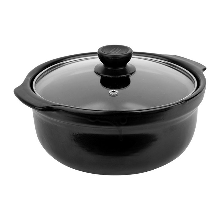 [Có Bảo Hành]Nồi Đất Nấu Lẩu Tem Vàng Chịu Nhiệt Đến 400 Độ Dung Tích 3,5 L