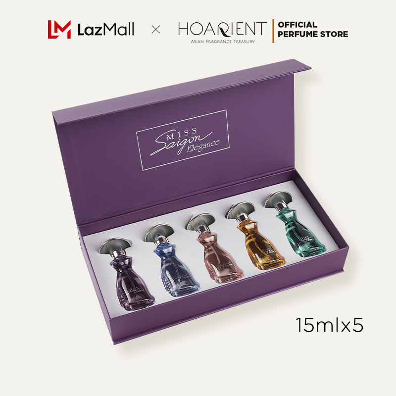 Set 5 Nước hoa Miss Saigon Elegance 15ml/chai