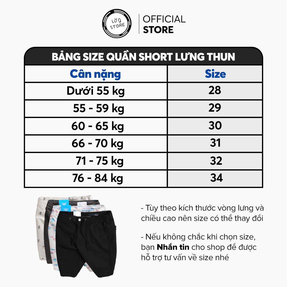 Quần short nam lưng thun hoạ tiết lá LT53