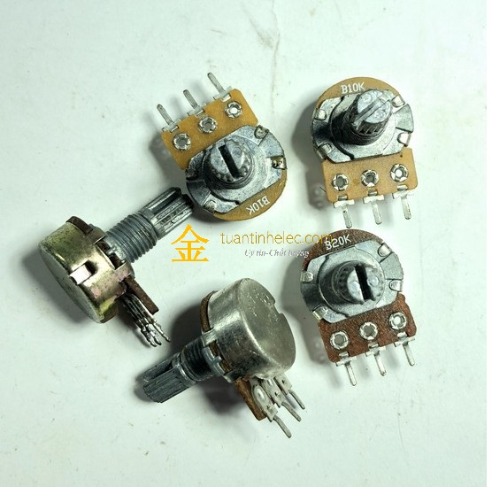Chiết áp đơn, biến trở, chiết áp volume #phụ tùng thay thế