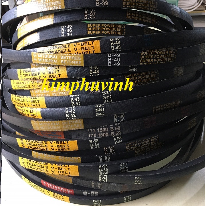 01 SỢI - DÂY CUROA ĐỦ SIZE - DÂY CU ROA BẢN B40 -> B49