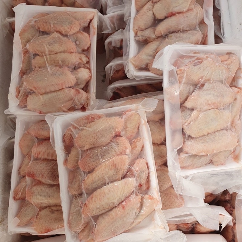 Cánh gà khúc giữa 1kg net 7 (giao tphcm)