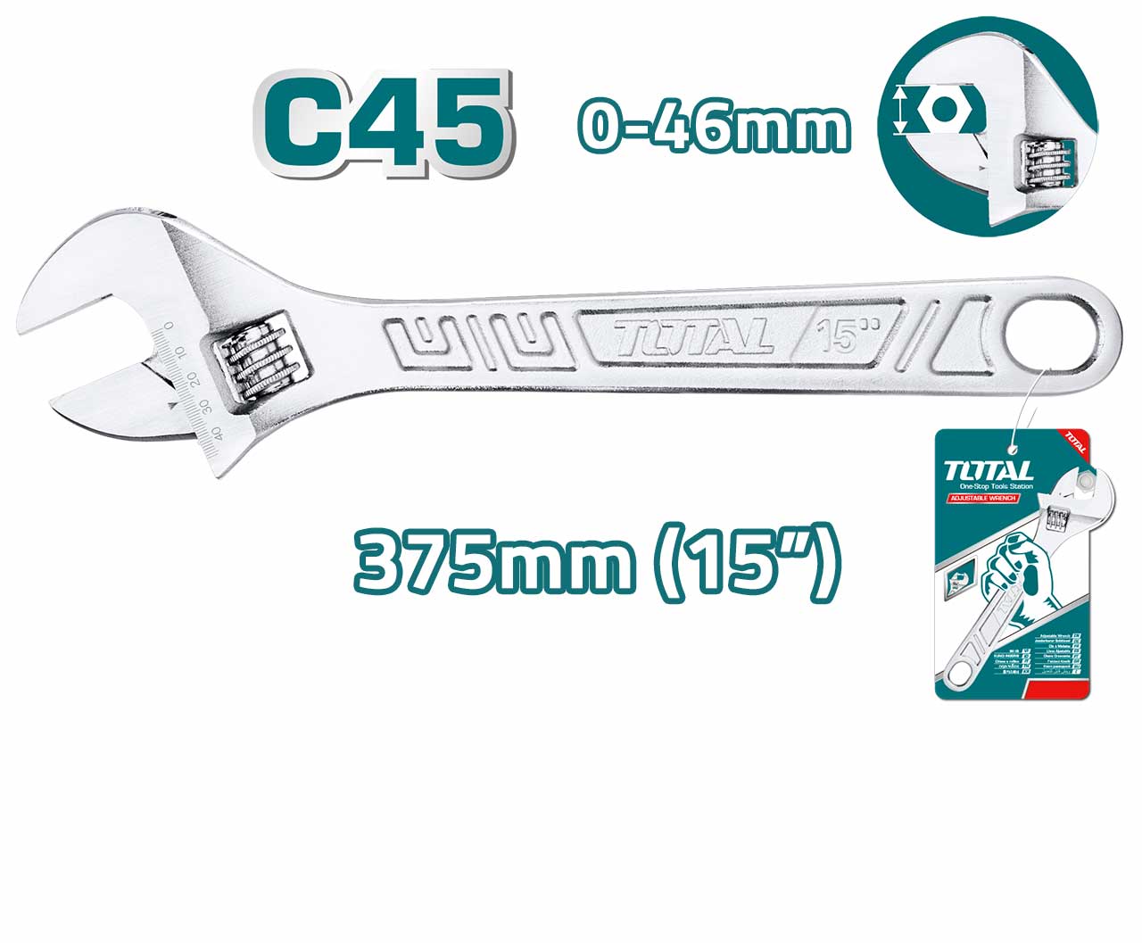 15" mỏ lết total tht1010153