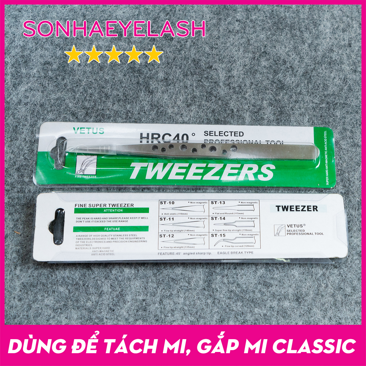 Nhíp lỗ thẳng, nhíp lỗ thẳng loại 1