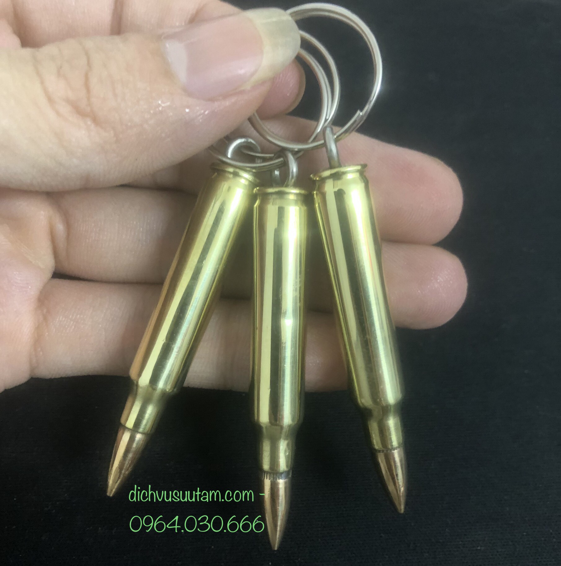 Bộ 3 chiếc móc khóa vỏ đan AR15