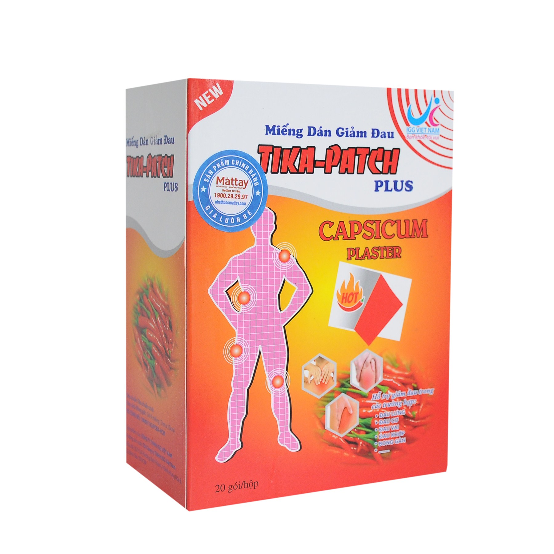 Miếng dán giảm đau con hổ Tika patch tiger