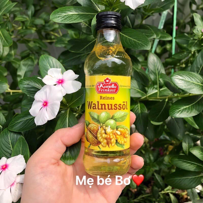 [HCM]Dầu óc chó Kunella Đức 100ml cho bé ăn dặm