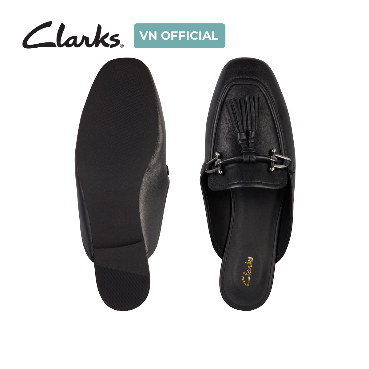 Giày Mule Da Nữ Clarks - Pure2 Trim