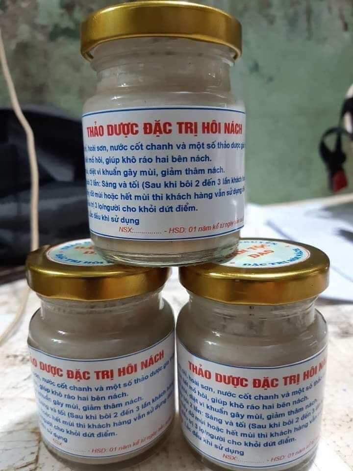 Đặc trị hôi nách và ra mồ hôi ở vùng nách