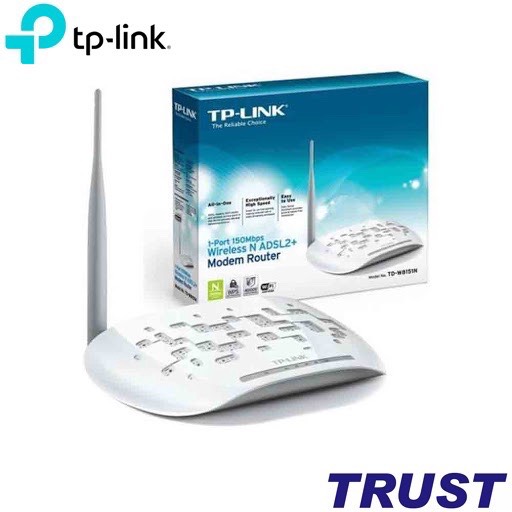 [HCM]Modem ADSL Router kèm wifi TP-LINK TD-W8151N 1-port 150Mbps - Hàng chính hãng