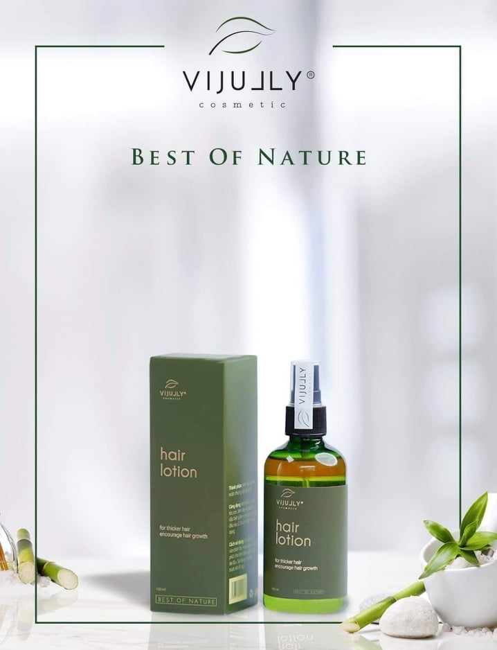 Tinh dầu bưởi xịt tóc Vi Jully Kích thích mọc tóc con 100ml