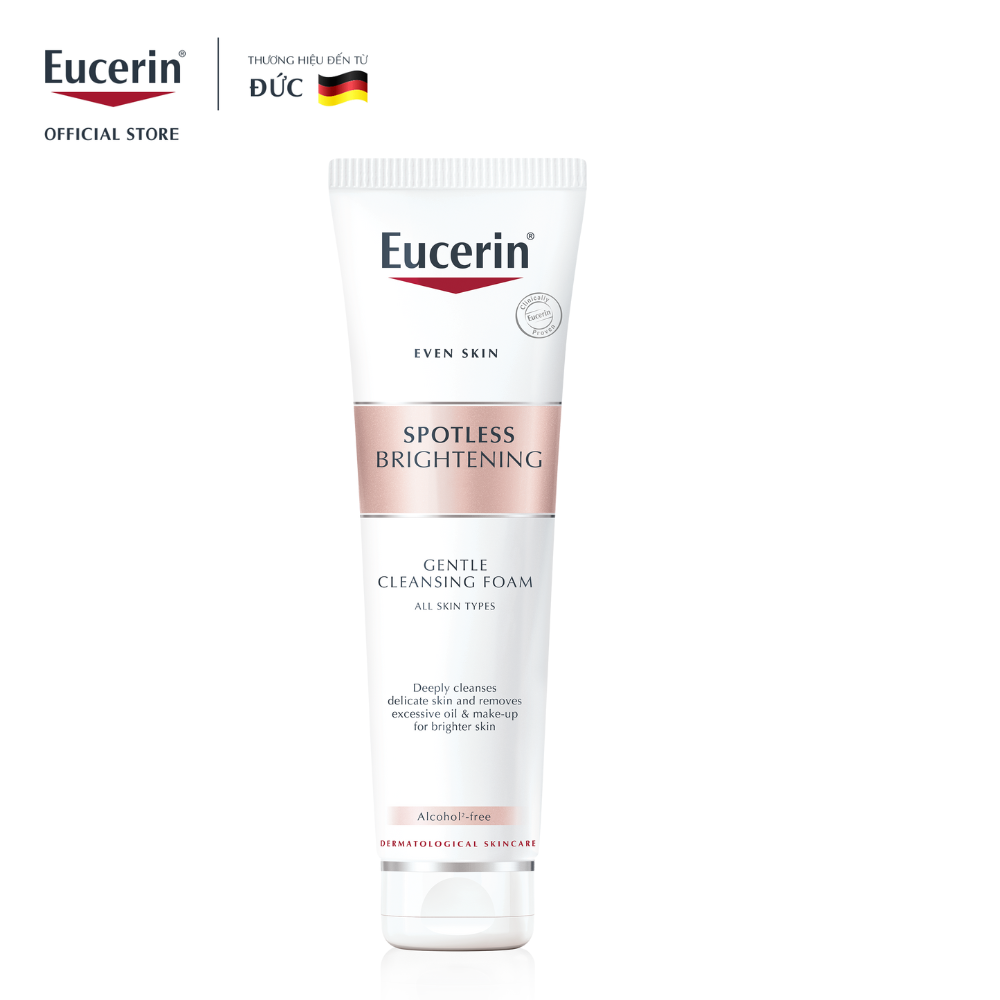 Sữa rửa mặt dịu nhẹ làm sáng da Eucerin Spotless Brightening Amino Cleansing Foam 150ml