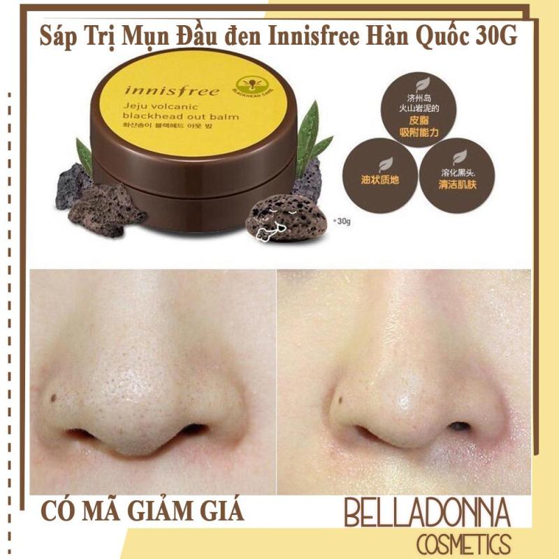 Sáp Trị Mụn Đầu đen Innisfree Jeju Volcanic Black Head Out Balm 30g
