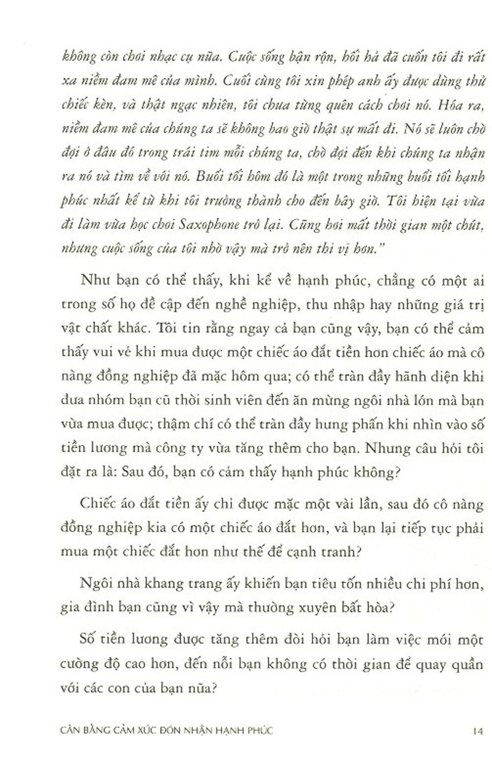 Cân Bằng Cảm Xúc - Đón Nhận Hạnh Phúc