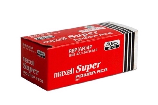 [HCM]Vĩ 4 cục pin tiểu Maxell AA