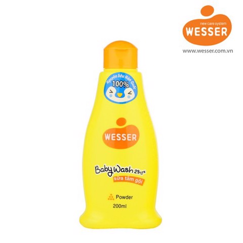 Sữa tắm gội WESSER Power 200ml