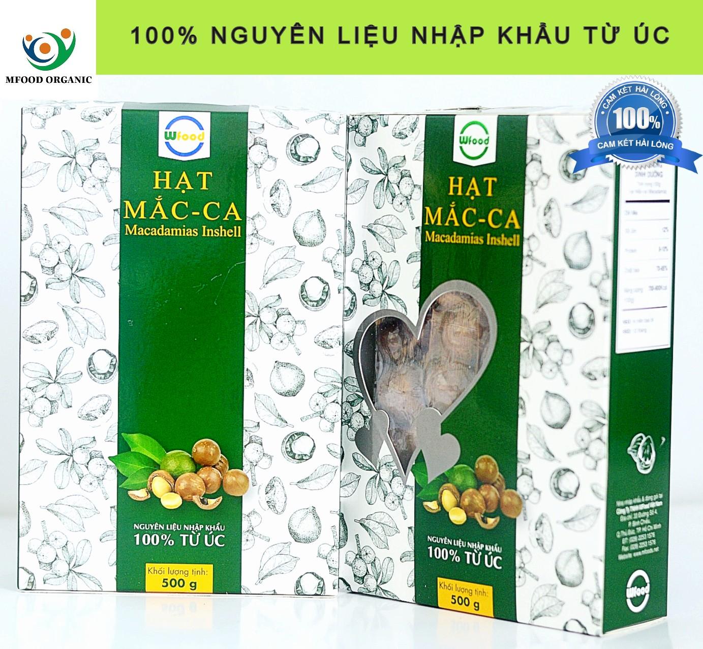 Hạt Macca Úc Wfood 500g