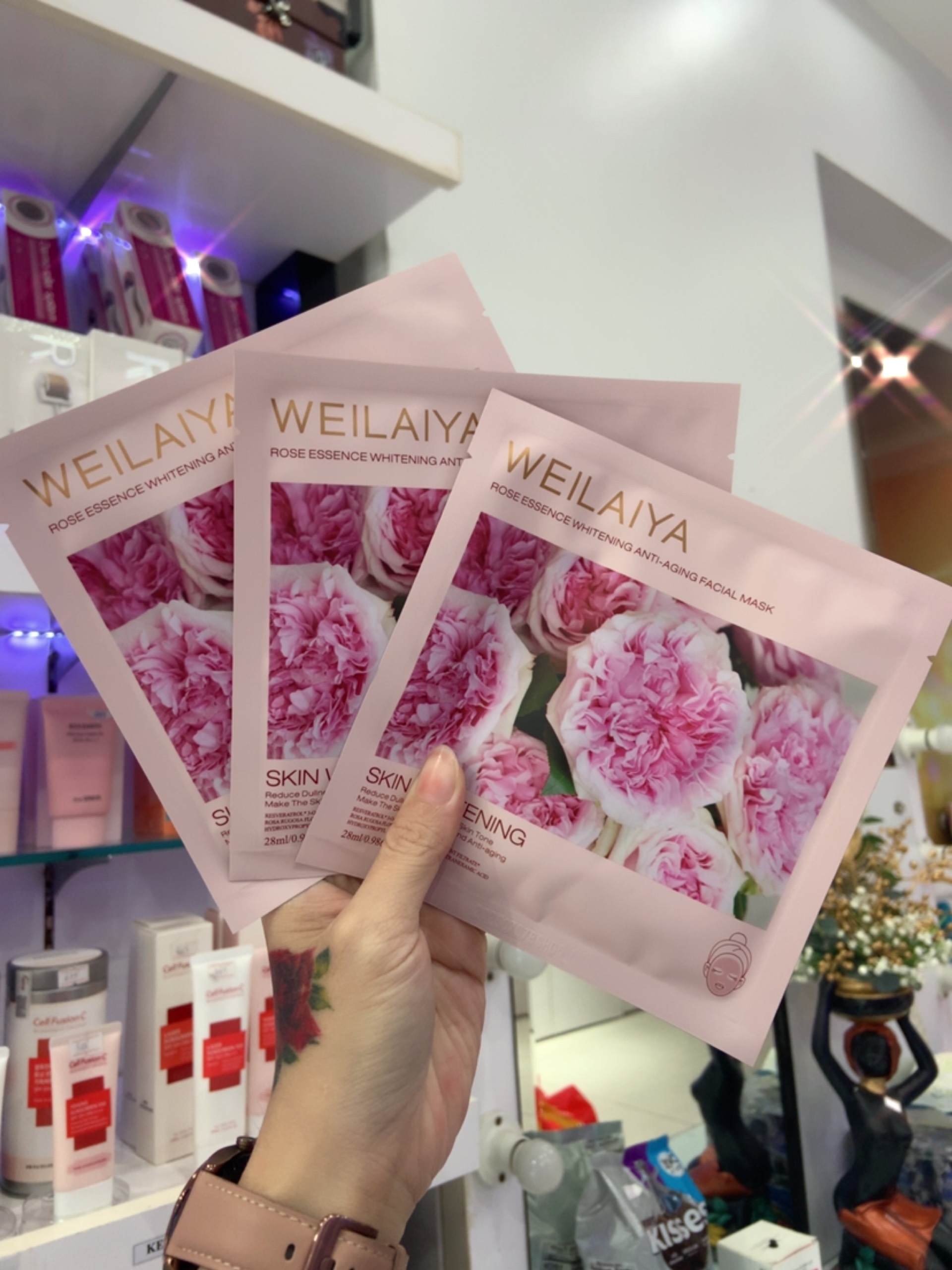Mặt nạ dưỡng ẩm và trắng da weilaiya - aidep