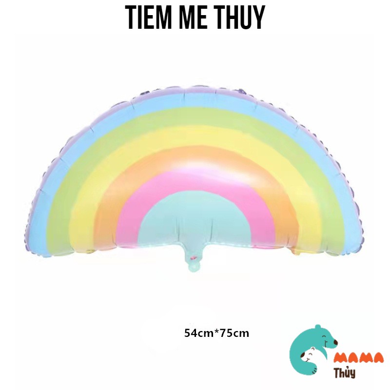Bóng đám mây cầu vồng trang trí sinh nhật