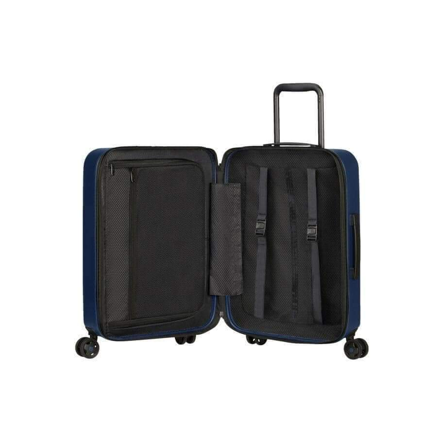 Vali Samsonite STACK'D EASY ACCESS, Size Cabin, Vali Du Lịch, Công Tác, Phù Hợp Với Chuyến Đi Xa, 4 Bánh Xoay 360, Có Khóa An Toàn, Nhập Đức, Bảo Hành 12 Tháng, Hàng Chính Hãng