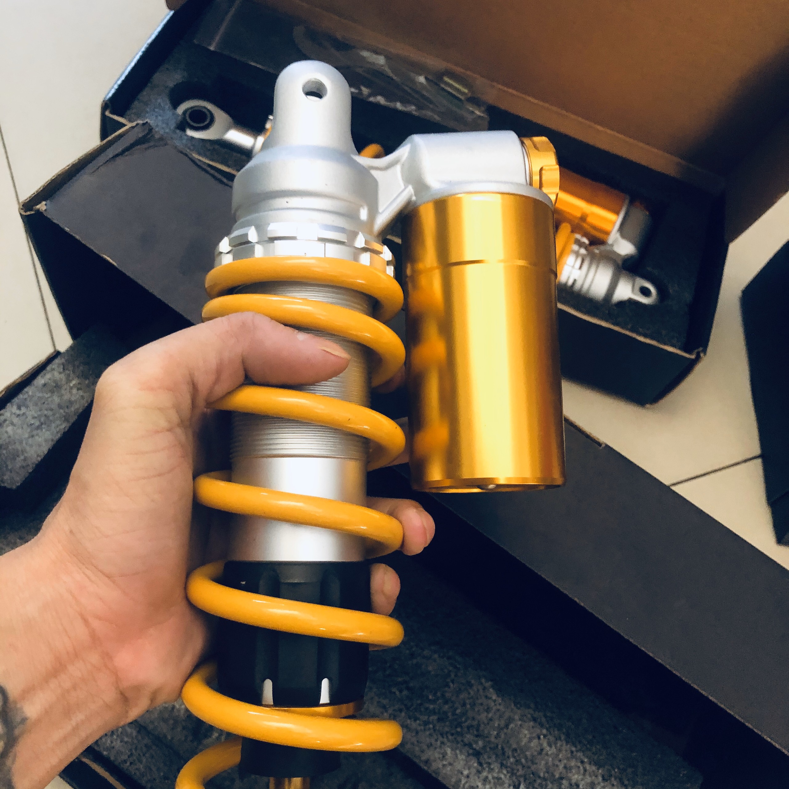 [HCM]Phuộc Ohlins gắn cho các loại xe tay ga   VarioClickVision