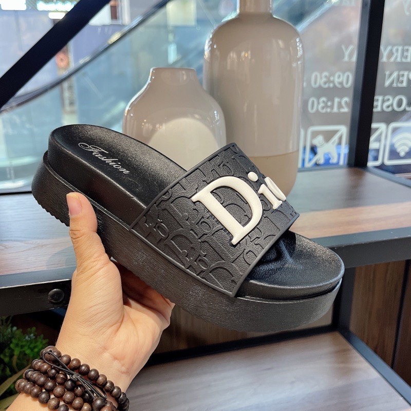 Dép bánh mì độn đế 5cm mã DR hàng cao cấp