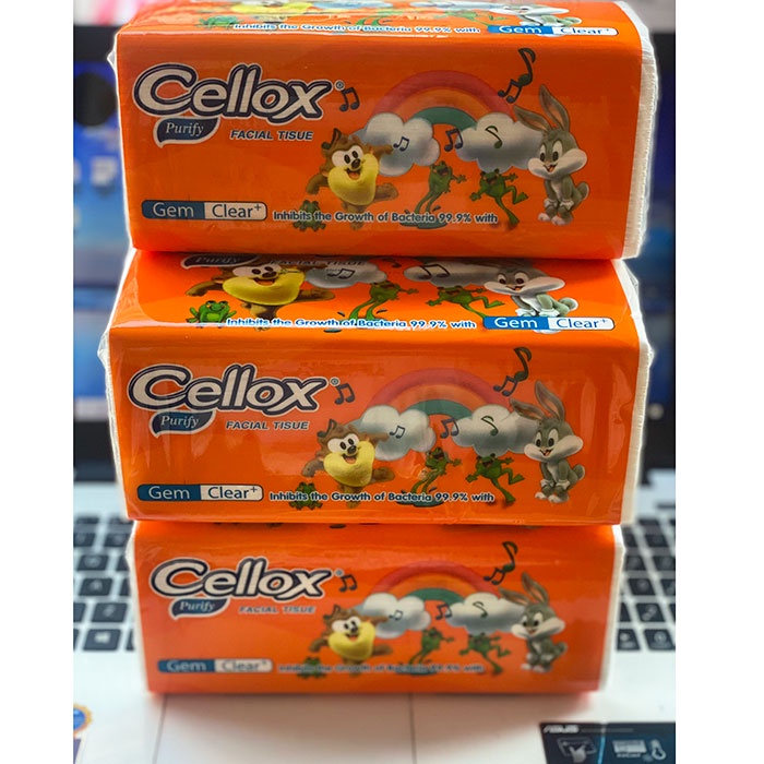 Combo 10 bịch khăn giấy rút cellox 260 tơ`