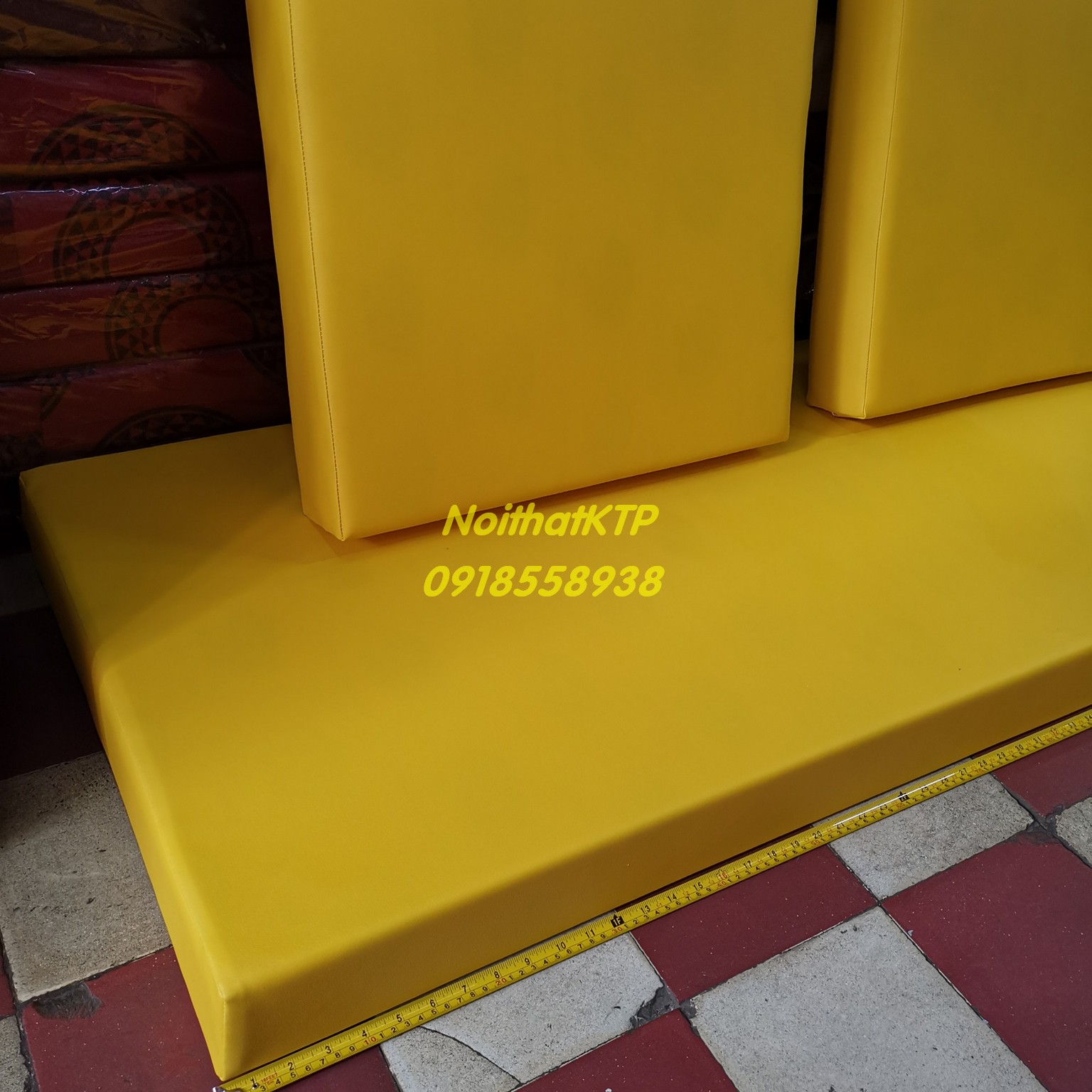 nệm ngồi KTP 
dày 10cm simili cao cấp