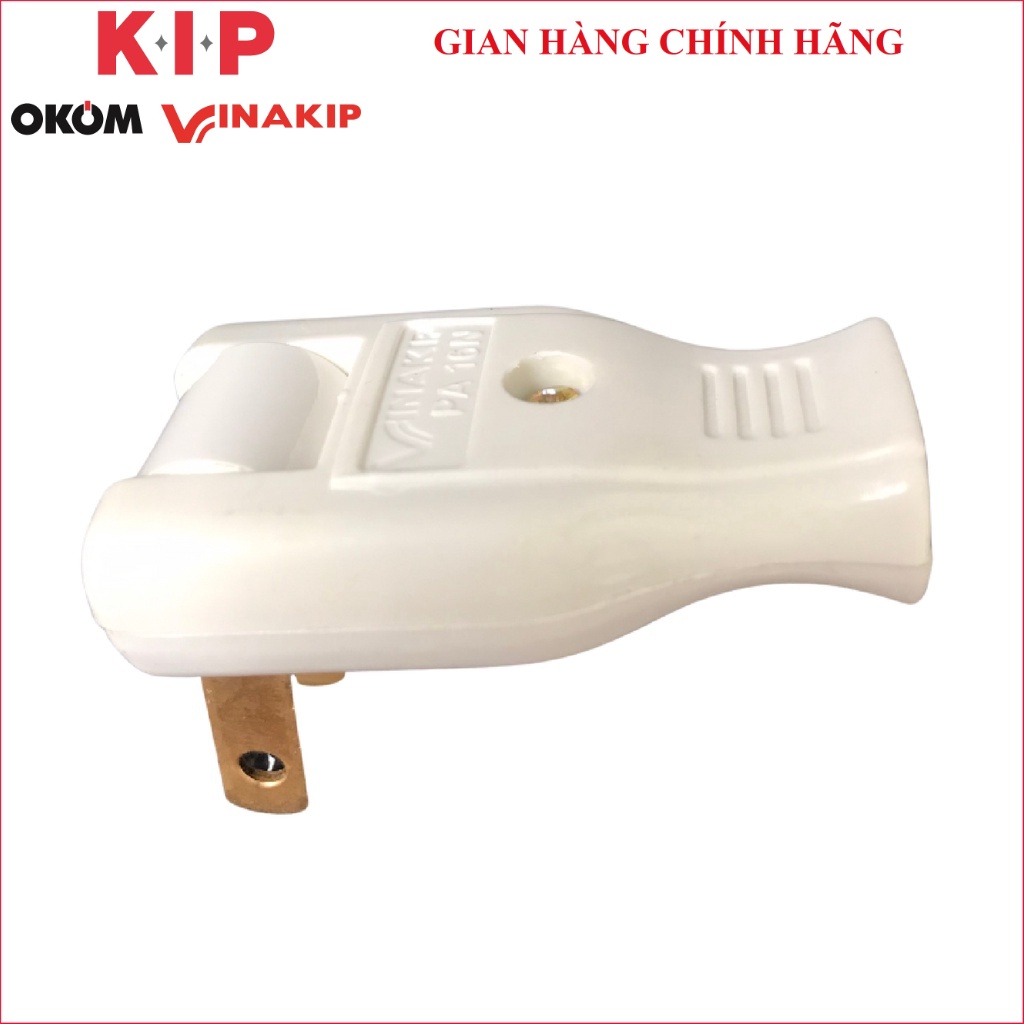 Phích cắm chân dẹt VINAKIP 16A 250V kiểu 8