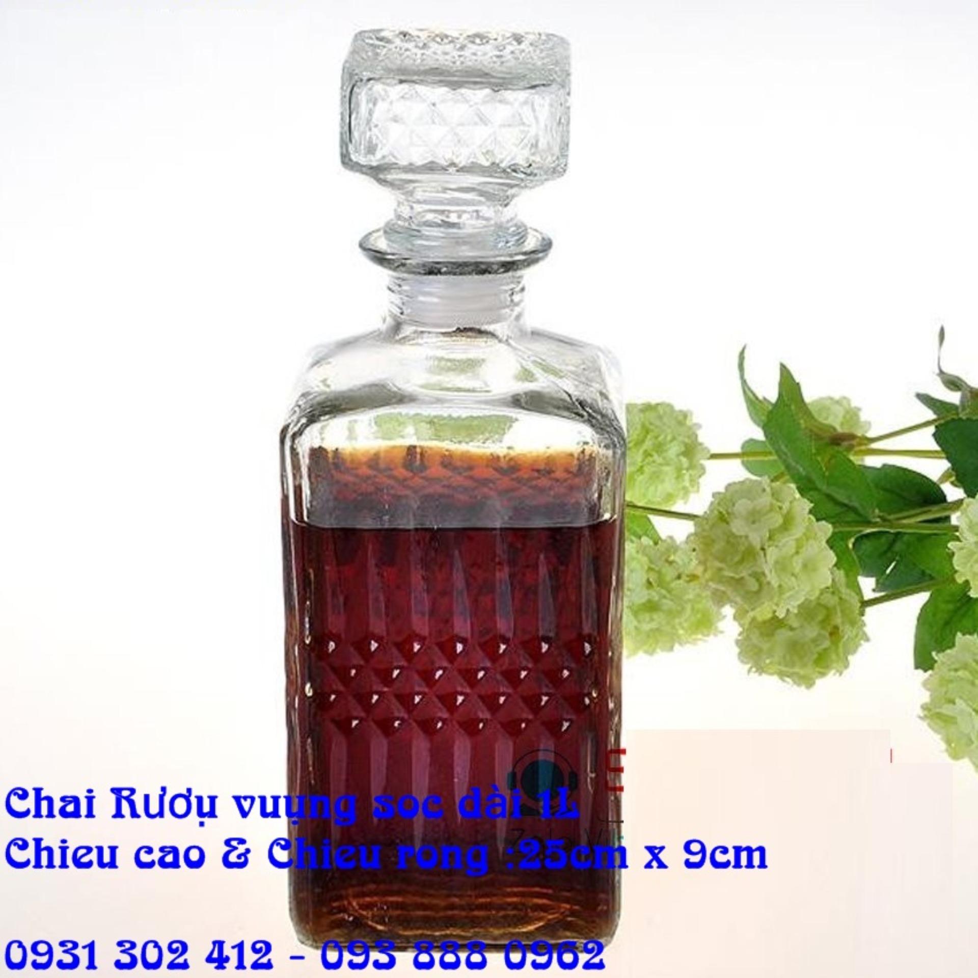 [HCM](Quà tặng) Chai thủy tinh ngũ sắc 500ml ( shop chọn 1 trong 5 màu ngẫu nhiên )